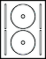 4.65" Full Face CD CD Labels